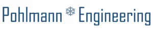Pohlmann Engineering logo blauw op wit horizontaal RGB